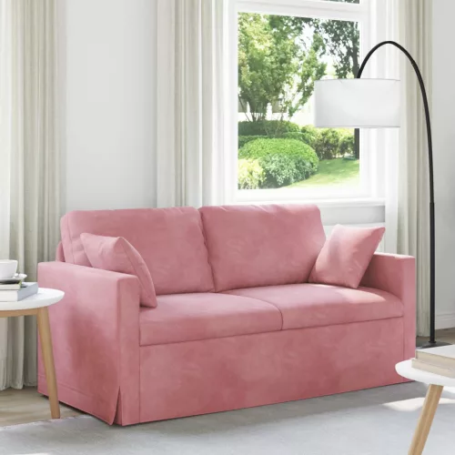 vidaXL Kanapé Rózsaszín 158 x 78 x 80 cm Bársony