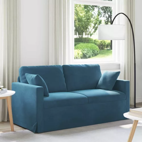 vidaXL Kanapé Kék 158 x 78 x 80 cm Bársony