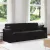 vidaXL Kanapé Fekete 228 x 78 x 80 cm Bársony