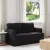 vidaXL Kanapé Fekete 144 x 80 x 85 cm szövet