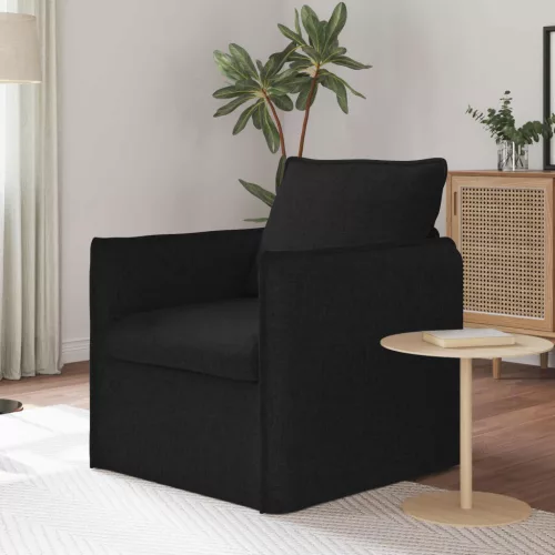 vidaXL Kanapé Fekete 75 x 82 x 85 cm szövet