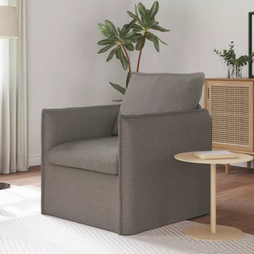 vidaXL Kanapé Tópszínű 75 x 82 x 85 cm szövet