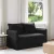 vidaXL Kanapé Fekete 136 x 82 x 85 cm szövet