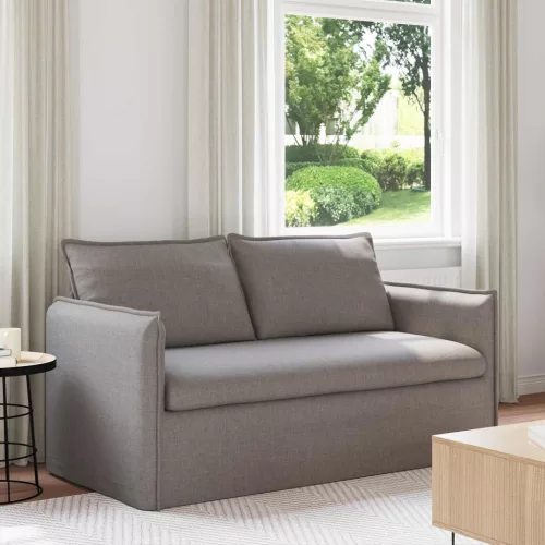 vidaXL Kanapé Tópszínű 156 x 82 x 85 cm szövet