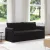 vidaXL Kanapé Fekete 196 x 82 x 85 cm szövet