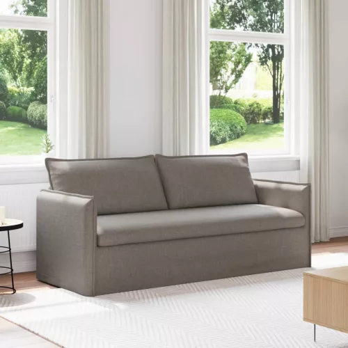 vidaXL Kanapé Tópszínű 196 x 82 x 85 cm szövet