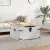 vidaXL storage box polcokkal Fehér 78 x 78 x 45 cm Tömör fenyőfa