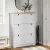 vidaXL Cipőszekrény Corona Fehér 99 x 32 x 122 cm Tömör fenyőfa
