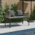 Kerti pad 2 -Seater 117 x 54 x 74.5 cm polirattan