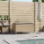 Kerti lábtartó Beige és Világosszürke 80 x 38 x 42 cm PE Rattan