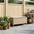 vidaXL Kerti lábtartó párnával Beige és krém 80 x 38 x 42 cm PE Rattan