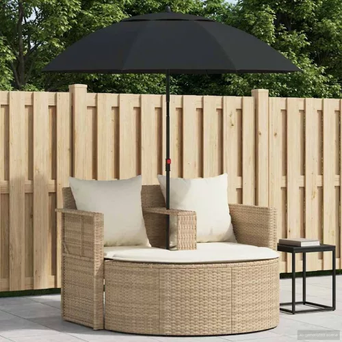 vidaXL Kerti kanapé párnával 8 pcs Beige és Krémszínű polirattan