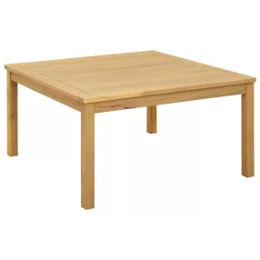   Dohányzóasztal Világos akác 85 x 85 x 45 cm Tömör Akácfa