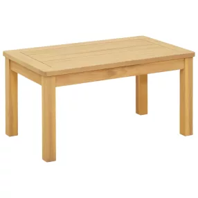   Dohányzóasztal Világos akác 70 x 40 x 36 cm Tömör Akácfa