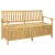 Tárolópad 2 -Seater 148 x 63 x 84 cm Tömör Akácia Négyszögletes