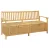Tárolópad 2 -Seater 170 x 63 x 84 cm Tömör Akácia Négyszögletes