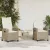 vidaXL Kerti Szék 2 pcs Beige és krém 56 x 60 x 112 cm