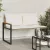 Pad párnával Beige és Krémszínű 115 x 65 x 72 cm Rattan