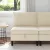 Középső Sofa tárolóval Krémszínű 70 x 70 x 82 cm Bársony
