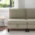 Középső Sofa tárolóval Homokszín 70 x 70 x 82 cm Bársony