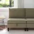 Középső Sofa tárolóval Khaki 70 x 70 x 82 cm Bársony