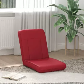 vidaXL Padló szék Bordó 50 x 73 x 60 cm Műbőr