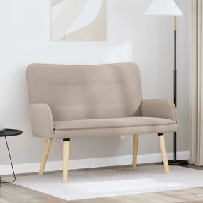   Kétüléses Kanapé Világosszürke 115 x 61 x 87 cm Bouclé