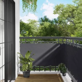   vidaXL Erkély Szúnyogháló Antracit 75 x 200 cm PU bevonatos oxford alu