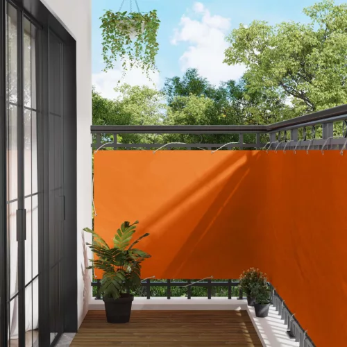 vidaXL Erkély Szúnyogháló Narancssárga 110 x 300 cm Oxford Szövet