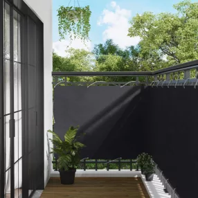   vidaXL Erkély Szúnyogháló Fekete 120 x 200 cm PU bevonatos oxford alu
