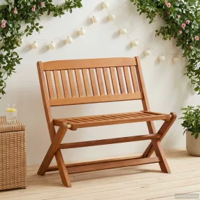   Gyerek pad 1 -Seater 61 x 38 x 57 cm Tömör Eukaliptusz Fa Barna