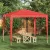 vidaXL Partysátor 250 x 250 x 240 cm Piros PE és acél