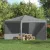 vidaXL Parti sátor oldalfal 2 pcs Világosszürke 400 x 195 cm