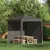 vidaXL Parti sátor oldalfal 2 pcs Antracitszürke 200 x 195 cm