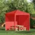 vidaXL Parti sátor oldalfal 2 pcs Piros 200 x 195 cm PE és acél
