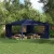 vidaXL Parti sátor oldalfal 2 pcs 400 x 195 cm Kék PE és acél