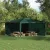 vidaXL Parti sátor oldalfal 2 pcs Zöld 400 x 195 cm PE és acél