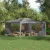 vidaXL Parti sátor oldalfal 2 pcs 400 x 195 cm Világosszürke
