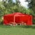 vidaXL Parti sátor oldalfal 2 pcs Piros 400 x 195 cm PE és acél