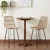vidaXL Bárszék 2 pcs Természetes 44 x 54 x 96 cm Rattan és acél