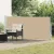 vidaXL Húzható oldalsó napernyő Bézs 500 x 140 cm Poliészter