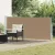 vidaXL Húzható oldalsó napernyő Tópszínű 600 x 160 cm Poliészter