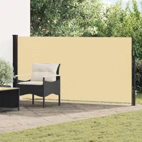   vidaXL Húzható oldalsó napernyő Homokszín 300 x 140 cm Poliészter