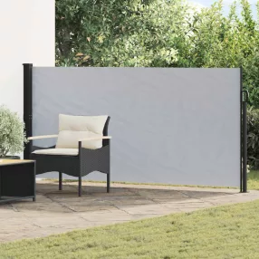   vidaXL Húzható oldalsó napernyő Szürke 300 x 160 cm Poliészter