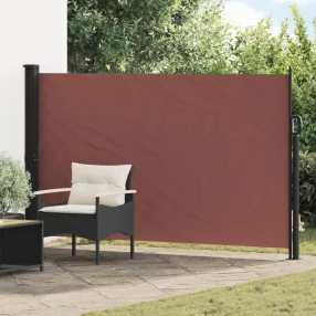   vidaXL Húzható oldalsó napernyő Barna 300 x 170 cm Poliészter