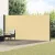 vidaXL Húzható oldalsó napernyő Homokszín 300 x 200 cm Poliészter