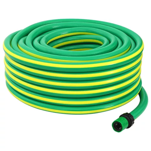 vidaXL Kerticső 5-Lépcsős Zöld és Sárga 1 / 2'' 20 m PVC