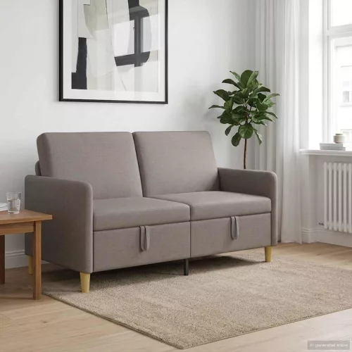 Tárolós Kanapé Tópszínű 152 x 78 x 87 cm Poliészter