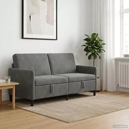 Tárolós Kanapé 3-személyes Sötétszürke 172 x 78 x 87 cm