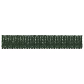   vidaXL Erkély képernyő levelekkel Sötétzöld 600 x 100 cm